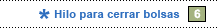 Hilo para cerrar bolsas
